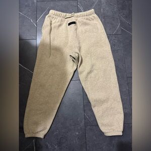 Essentials Kids Joggers in Light Tan